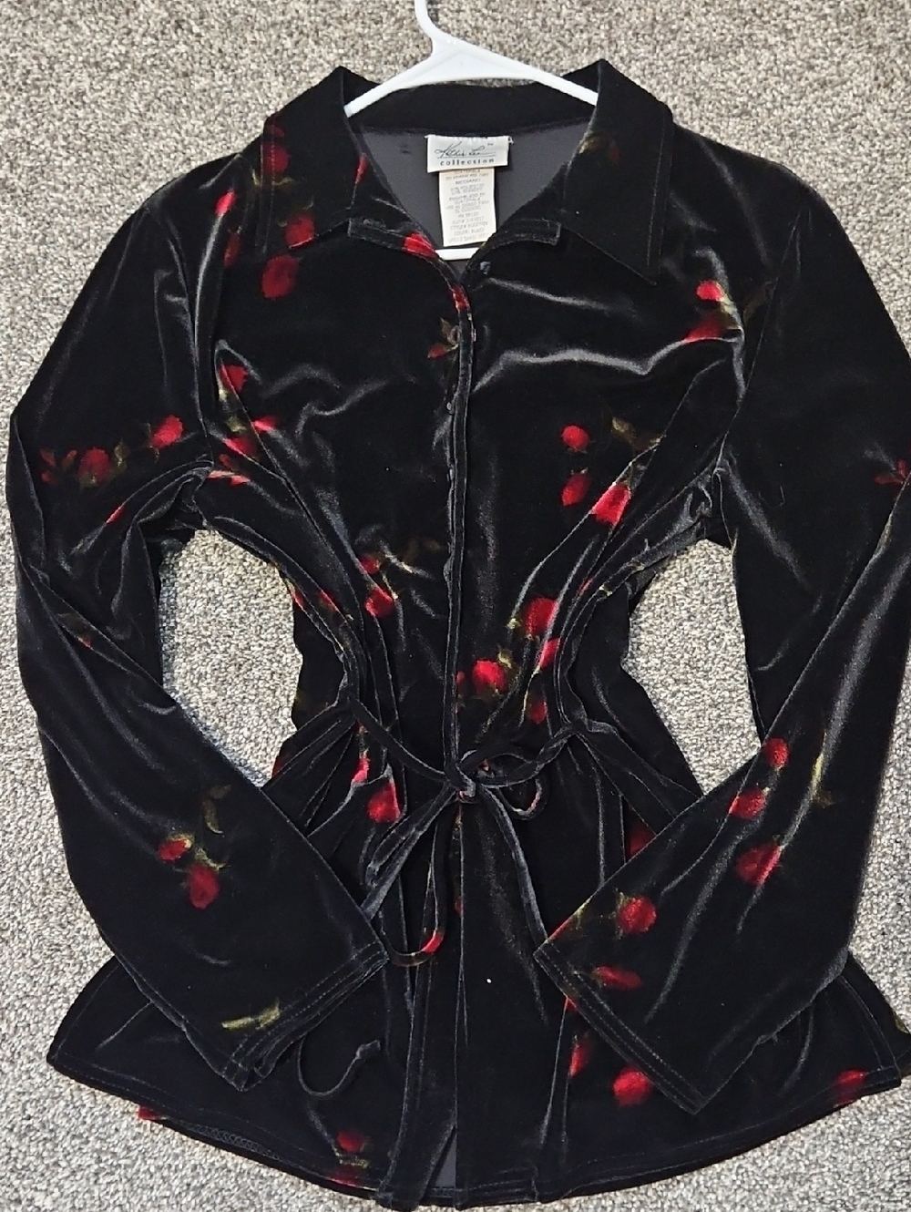 Kathie Lee Collection Whimsygoth Red Rose Jacket